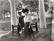 Couple at Jordan Springs, c1910